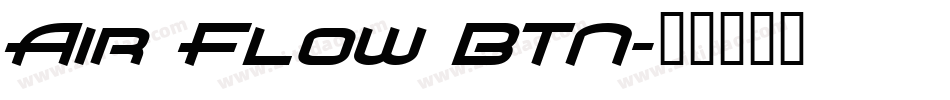 Air Flow BTN字体转换